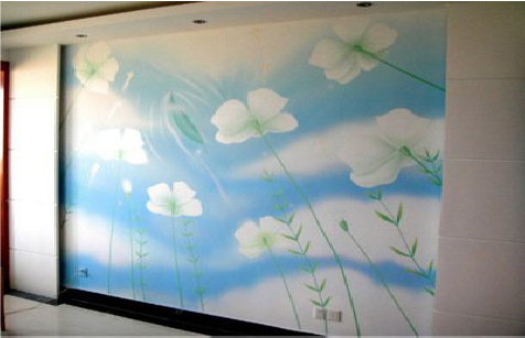 嘉鱼画墙绘怎么画好白云的蓬松感？