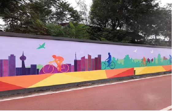 嘉鱼墙体彩绘-围墙